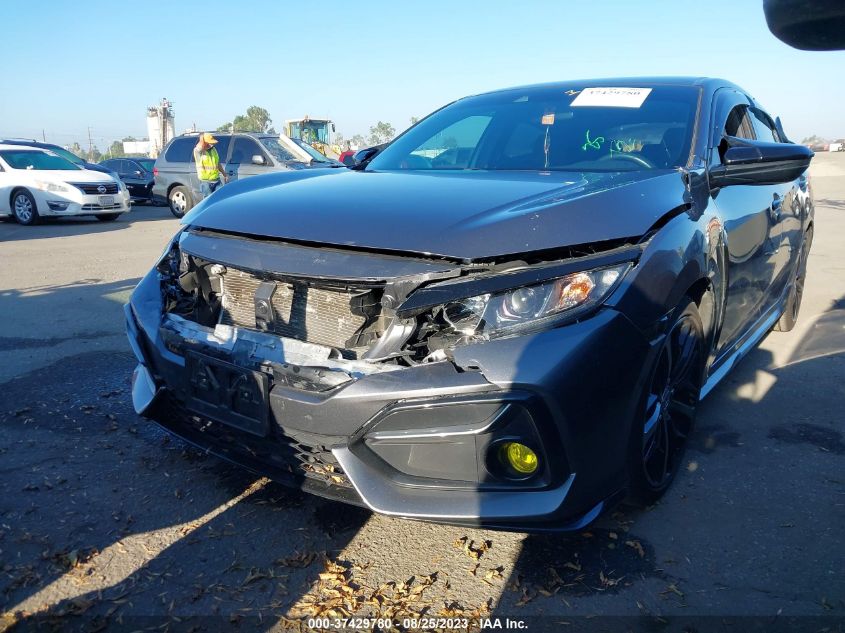 2021 HONDA CIVIC HATCHBACK SPORT - SHHFK7H42MU423396