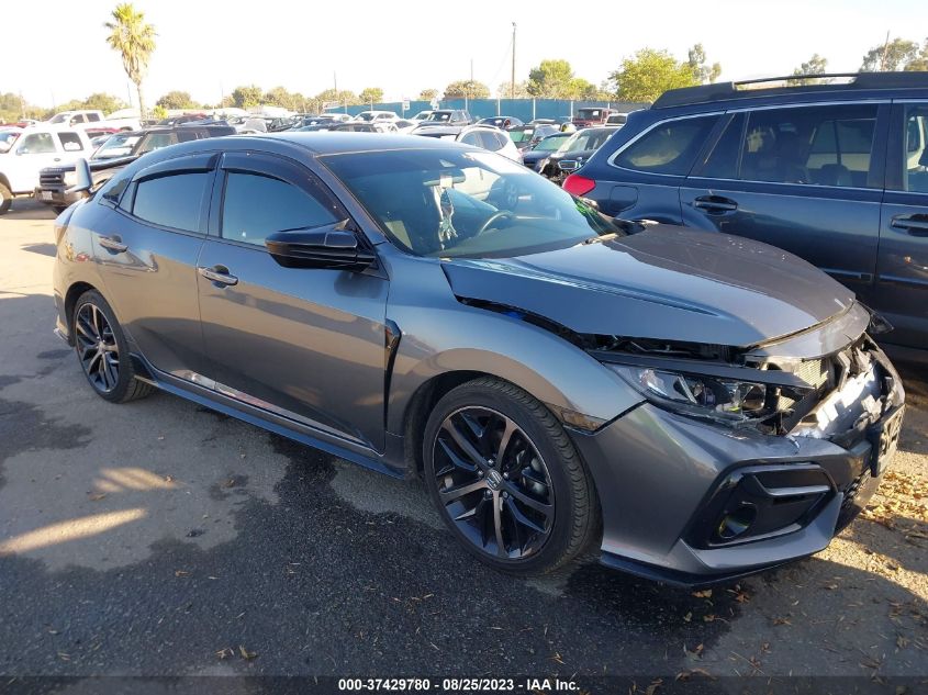 2021 HONDA CIVIC HATCHBACK SPORT - SHHFK7H42MU423396