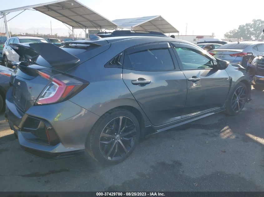 2021 HONDA CIVIC HATCHBACK SPORT - SHHFK7H42MU423396