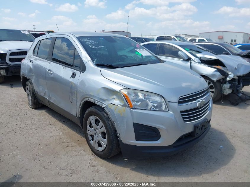 2016 CHEVROLET TRAX LS - 3GNCJKSB9GL272345