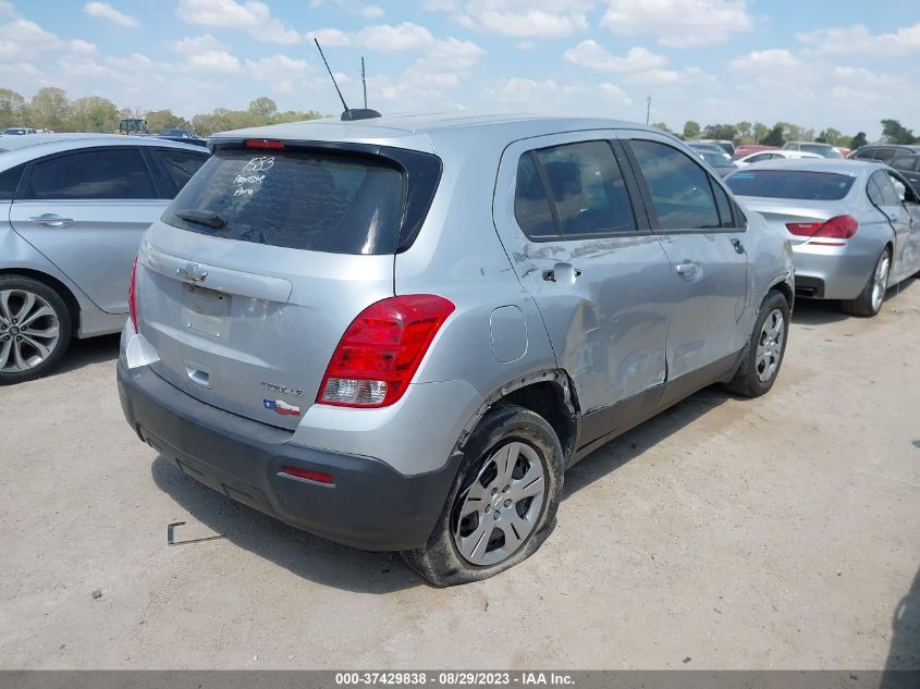2016 CHEVROLET TRAX LS - 3GNCJKSB9GL272345