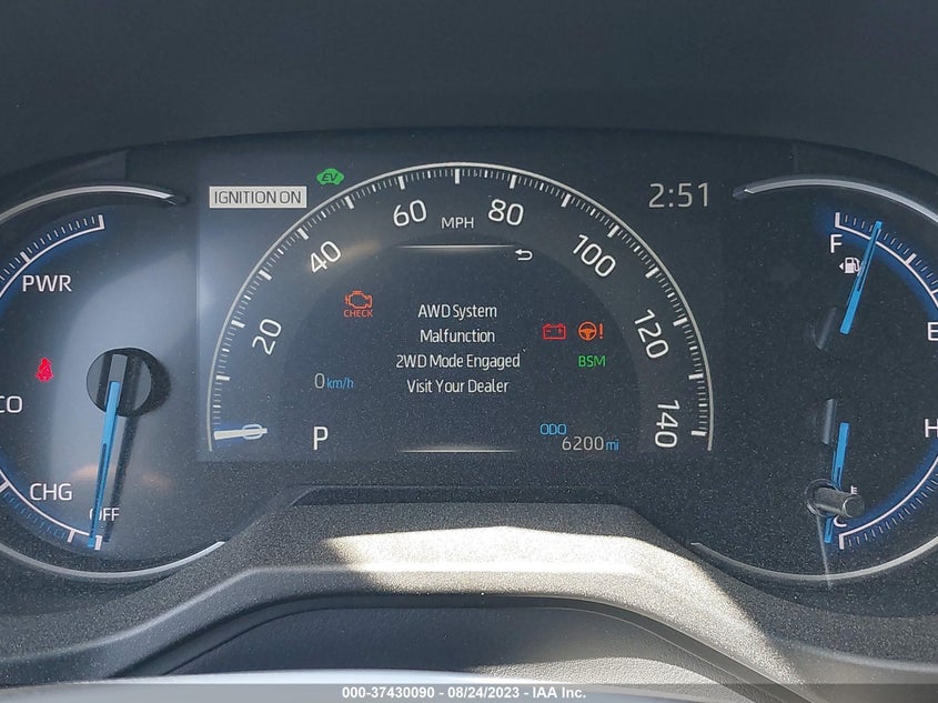 VIN 4T3B6RFV1PU111189 2023 TOYOTA RAV4 HYBRID XLE PREMIUM