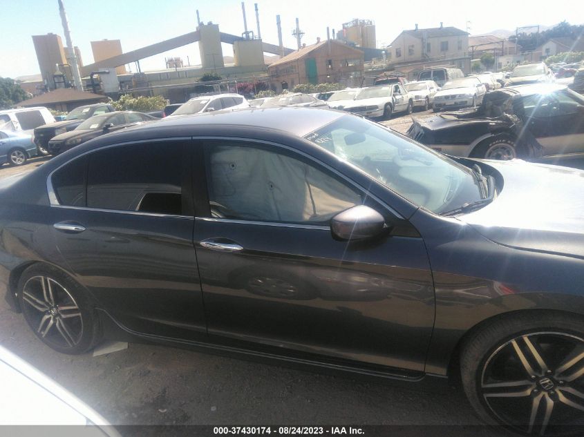 2017 HONDA ACCORD SEDAN SPORT - 1HGCR2F55HA295251