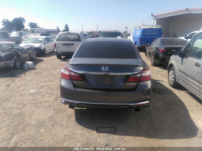 2017 HONDA ACCORD SEDAN SPORT - 1HGCR2F55HA295251