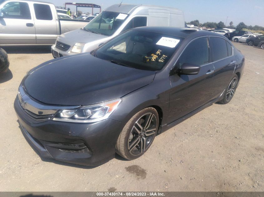2017 HONDA ACCORD SEDAN SPORT - 1HGCR2F55HA295251