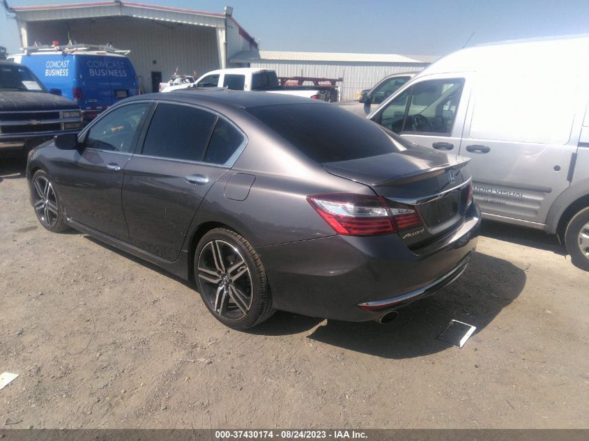 2017 HONDA ACCORD SEDAN SPORT - 1HGCR2F55HA295251