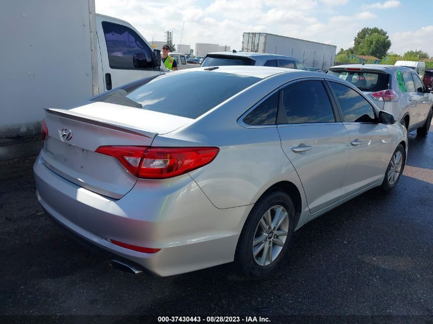 2017 HYUNDAI SONATA 2.4L - 5NPE24AF8HH476263