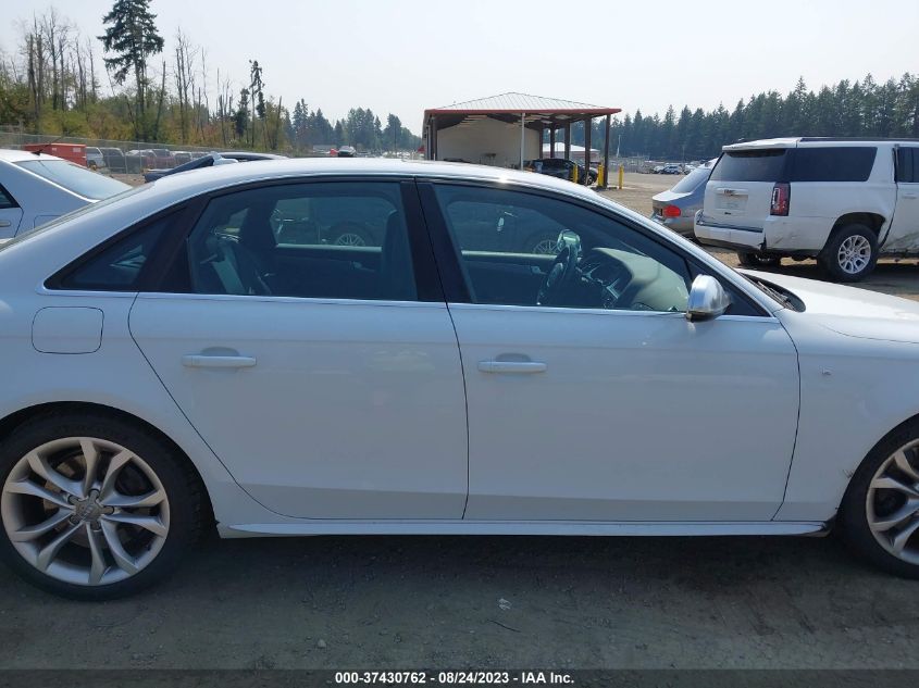 2013 AUDI S4 PREMIUM PLUS - WAUBGAFL0DA199723