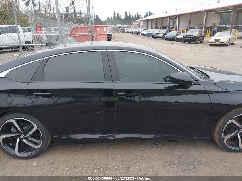 2022 HONDA ACCORD SEDAN SPORT - 1HGCV1F31NA023408