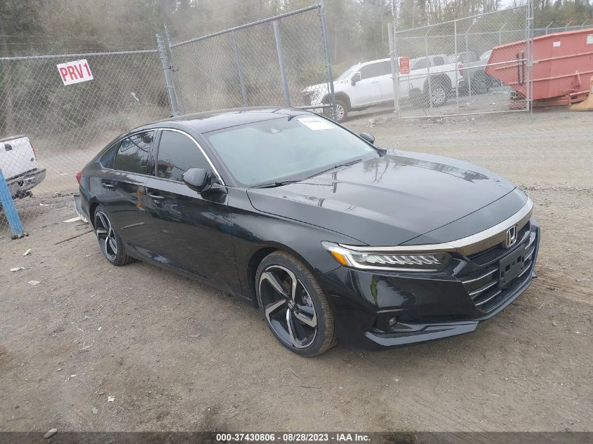 2022 HONDA ACCORD SEDAN SPORT - 1HGCV1F31NA023408