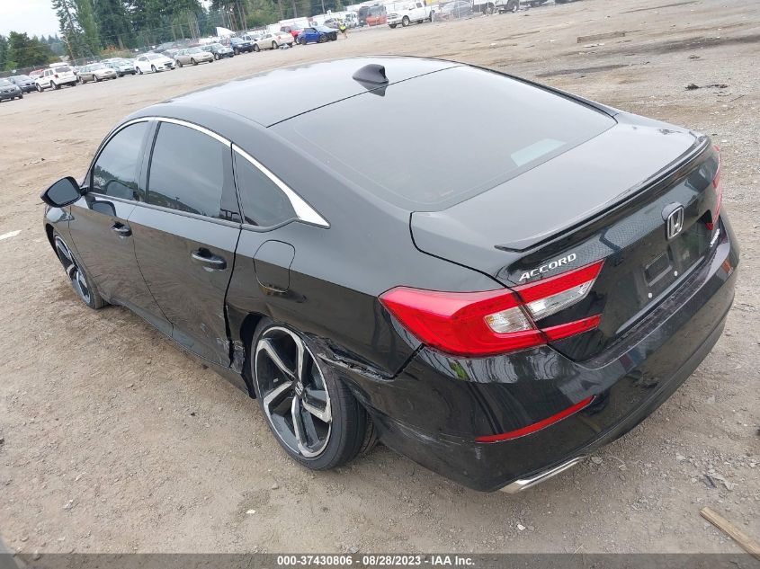 2022 HONDA ACCORD SEDAN SPORT - 1HGCV1F31NA023408