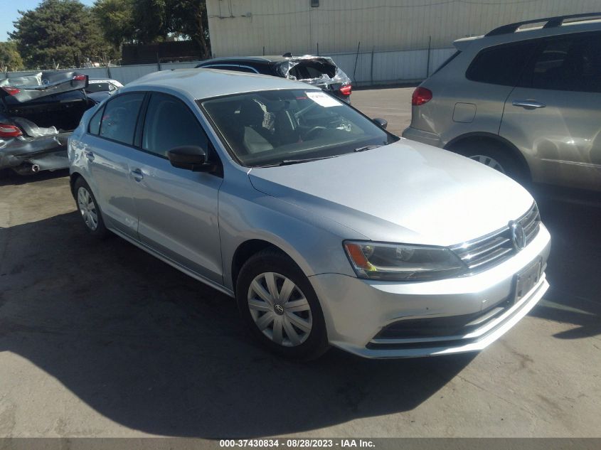 2015 VOLKSWAGEN JETTA SEDAN 2.0L S - 3VW2K7AJ8FM321337