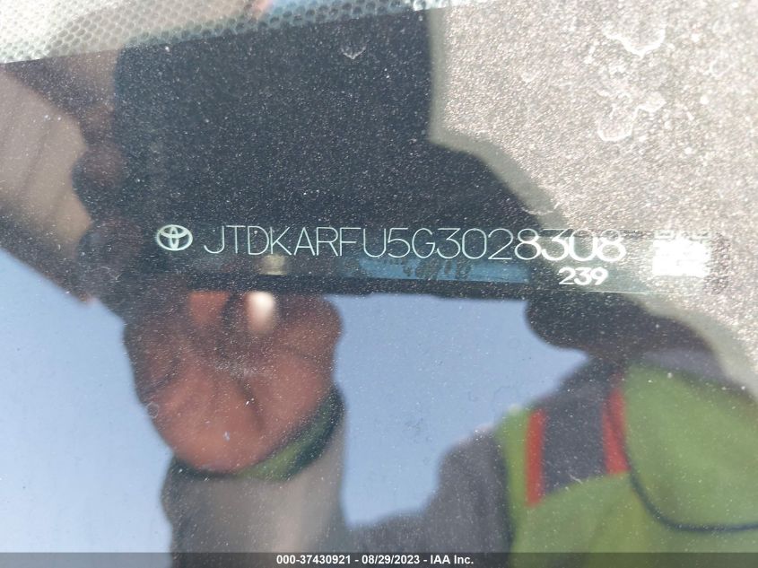 2016 TOYOTA PRIUS - JTDKARFU5G3028303
