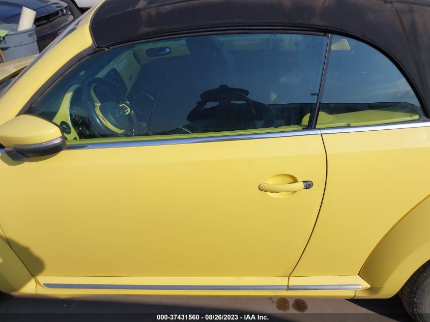 2015 VOLKSWAGEN BEETLE CONVERTIBLE 1.8T 3VW517AT3FM811069