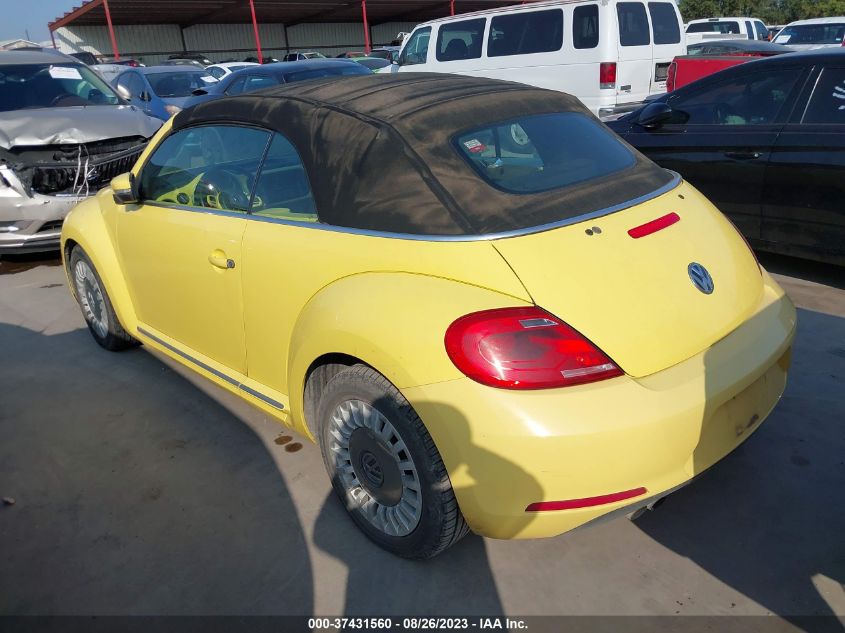 2015 VOLKSWAGEN BEETLE CONVERTIBLE 1.8T 3VW517AT3FM811069