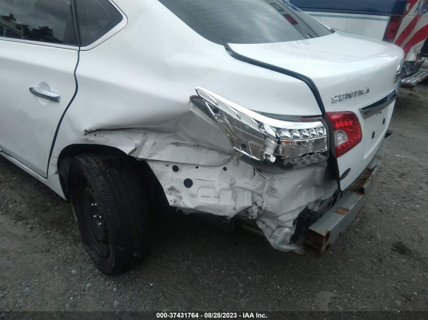 2015 NISSAN SENTRA SR/SL/S/SV/FE+ S - 3N1AB7AP0FY271564