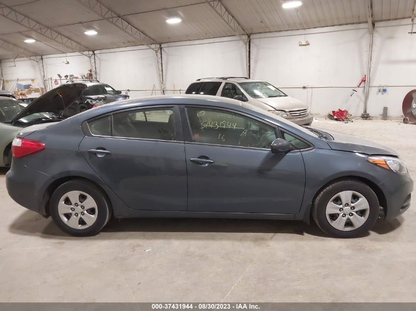 2016 KIA FORTE LX - KNAFK4A62G5614783