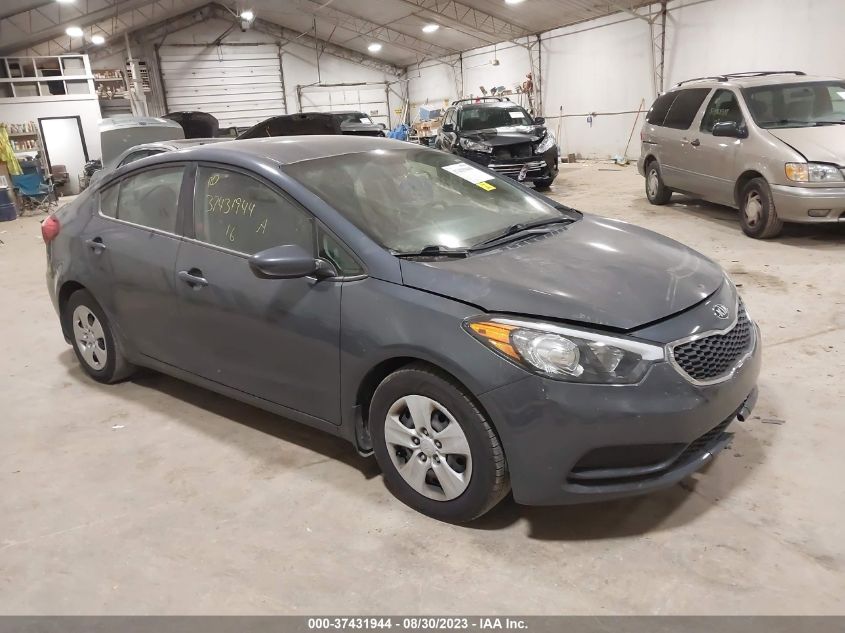 2016 KIA FORTE LX - KNAFK4A62G5614783