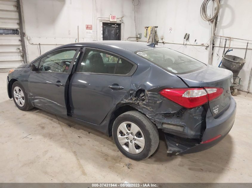2016 KIA FORTE LX - KNAFK4A62G5614783