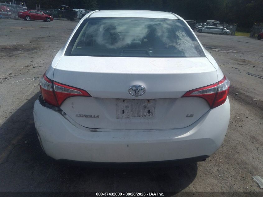 2016 TOYOTA COROLLA LE - 2T1BURHE6GC490736