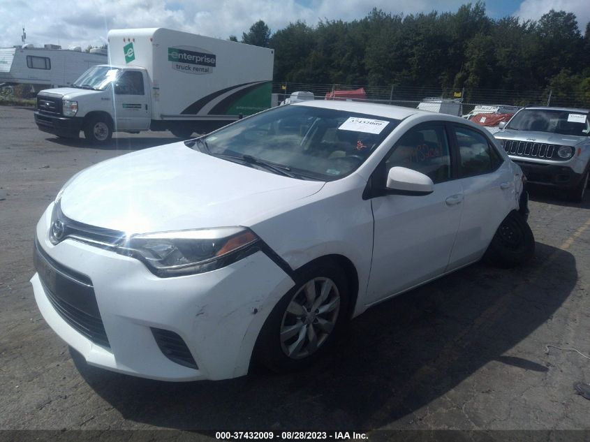 2016 TOYOTA COROLLA LE - 2T1BURHE6GC490736