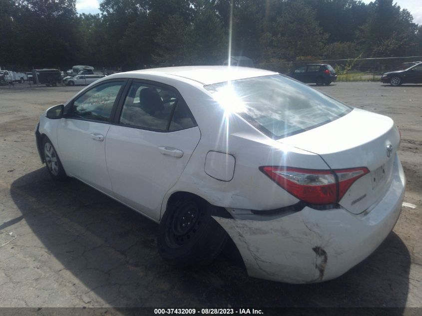 2016 TOYOTA COROLLA LE - 2T1BURHE6GC490736