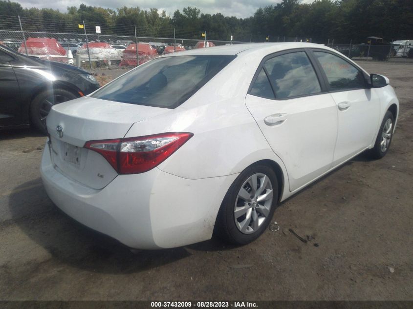 2016 TOYOTA COROLLA LE - 2T1BURHE6GC490736