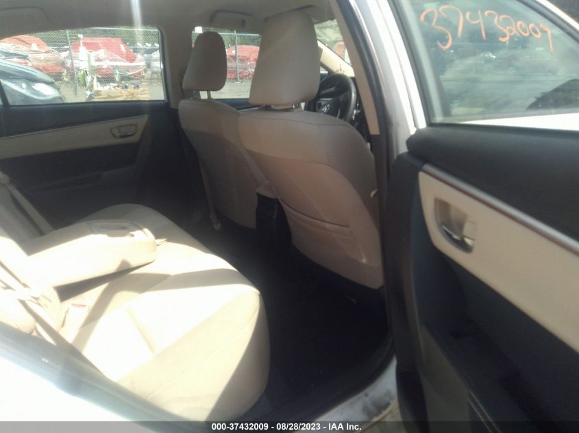 2016 TOYOTA COROLLA LE - 2T1BURHE6GC490736