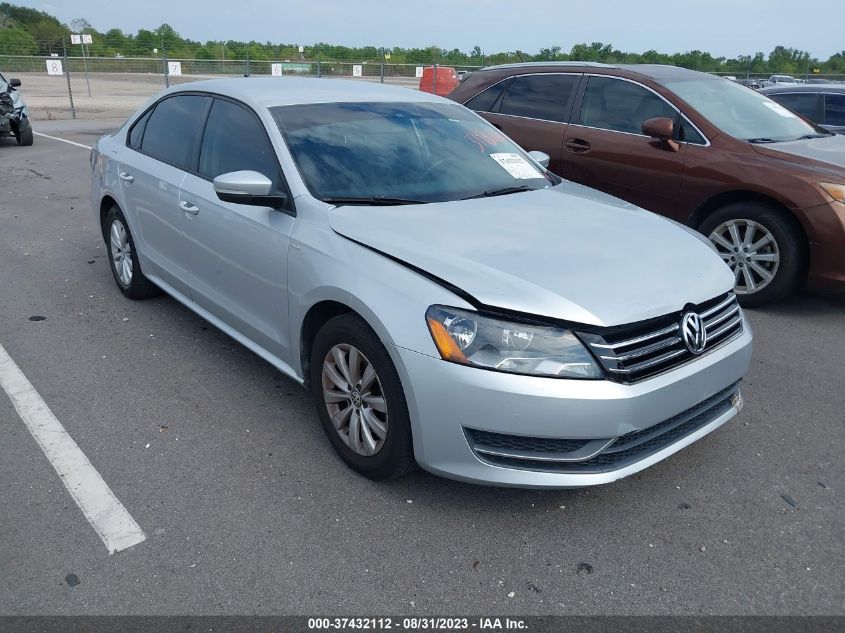 2014 VOLKSWAGEN PASSAT WOLFSBURG ED - 1VWAT7A36EC100443