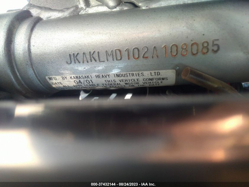 2002 KAWASAKI KL250 D JKAKLMD102A108085