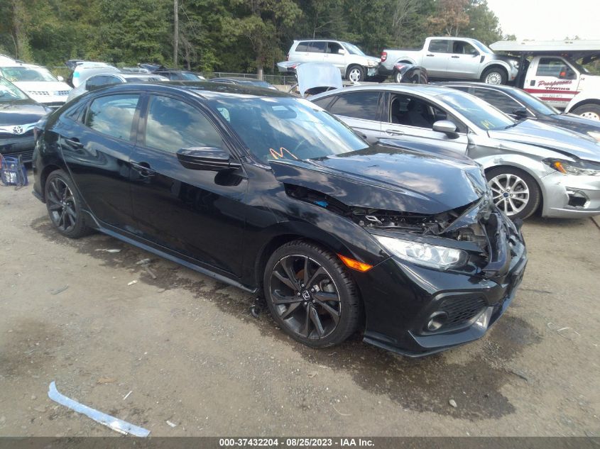 2018 HONDA CIVIC HATCHBACK SPORT - SHHFK7H47JU405911