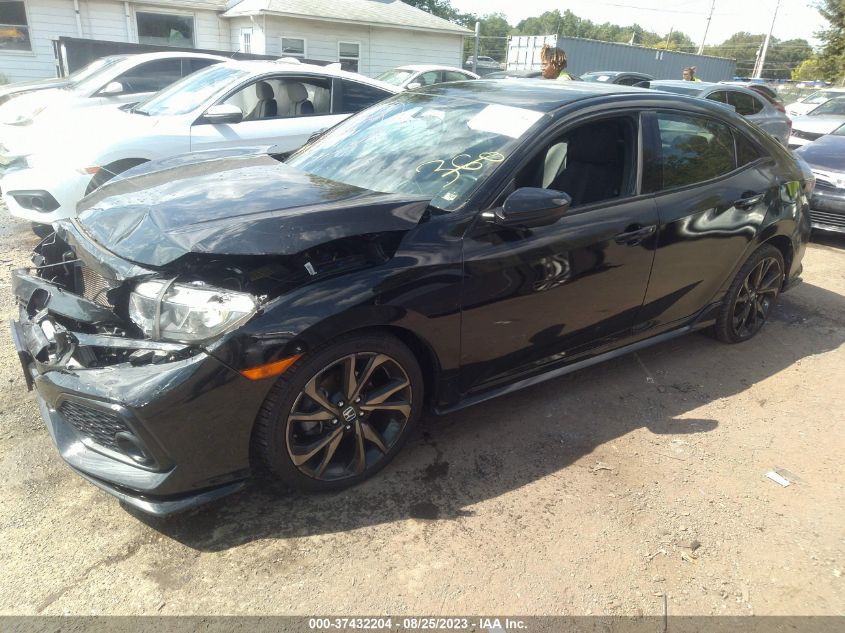 2018 HONDA CIVIC HATCHBACK SPORT - SHHFK7H47JU405911