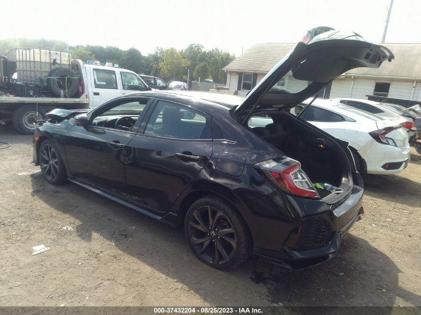 2018 HONDA CIVIC HATCHBACK SPORT - SHHFK7H47JU405911