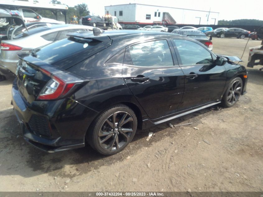 2018 HONDA CIVIC HATCHBACK SPORT - SHHFK7H47JU405911