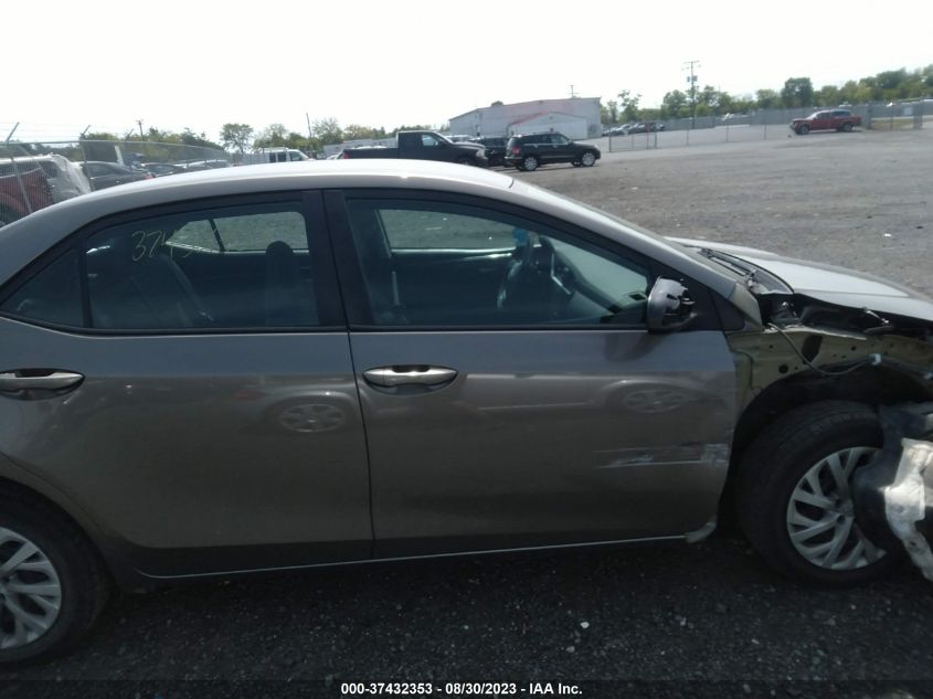 2017 TOYOTA COROLLA L/LE/XLE/SE - 2T1BURHE8HC938394