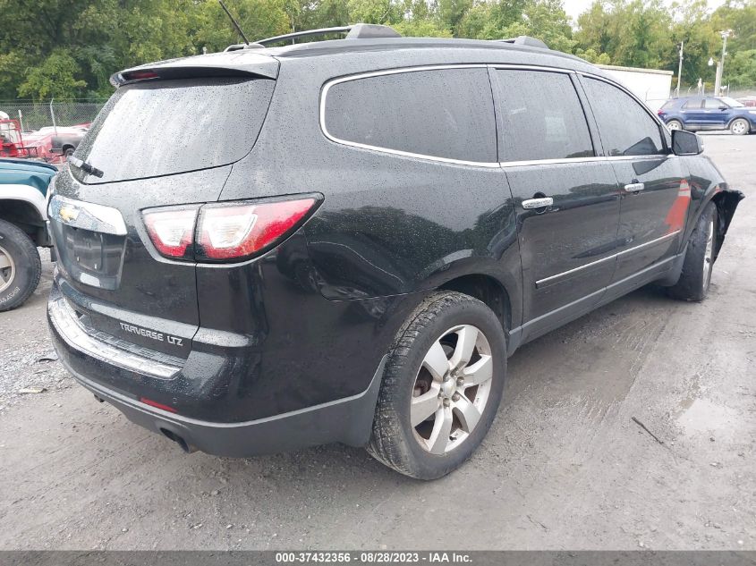 2015 CHEVROLET TRAVERSE LTZ - 1GNKVJKD5FJ133976