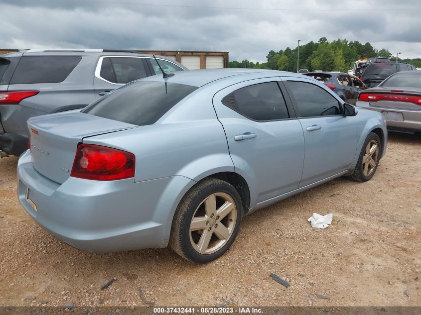 2013 DODGE AVENGER SXT - 1C3CDZCB6DN680342