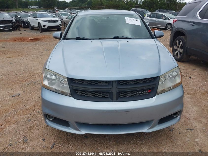 2013 DODGE AVENGER SXT - 1C3CDZCB6DN680342