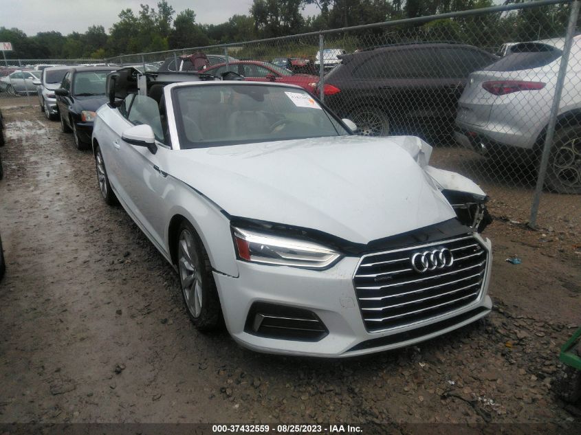 2018 AUDI A5 CABRIOLET PREMIUM - WAUWNGF58JN005763