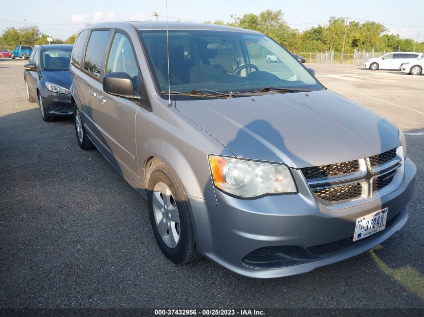 2013 DODGE GRAND CARAVAN SE - 2C4RDGBG0DR763565