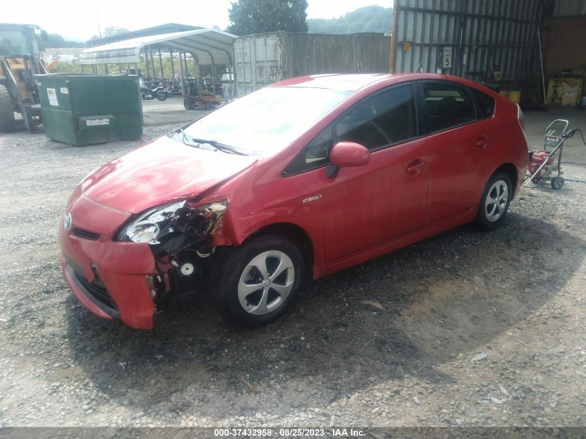 2013 TOYOTA PRIUS ONE/TWO/THREE/FOUR/FIVE - JTDKN3DU9D1691876