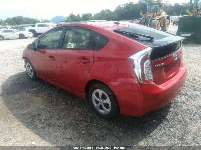 2013 TOYOTA PRIUS ONE/TWO/THREE/FOUR/FIVE - JTDKN3DU9D1691876