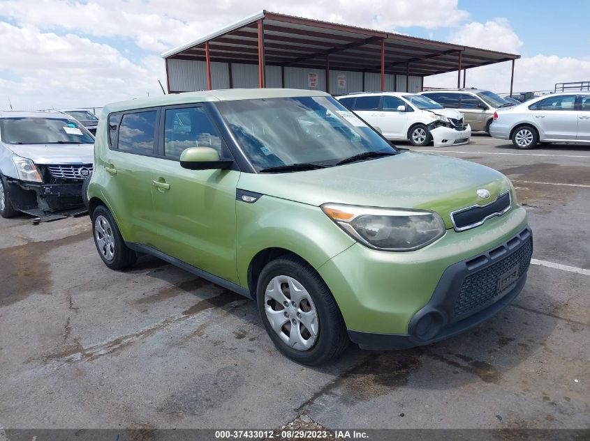 2014 KIA SOUL BASE - KNDJN2A20E7712380