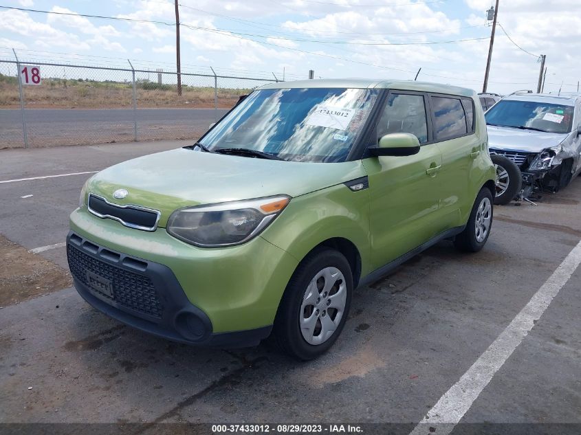 2014 KIA SOUL BASE - KNDJN2A20E7712380