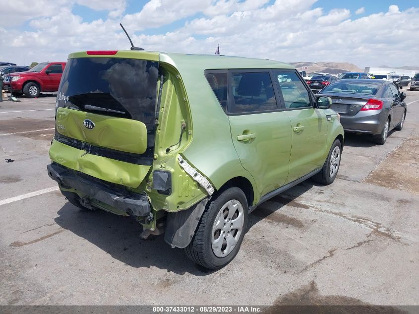 2014 KIA SOUL BASE - KNDJN2A20E7712380