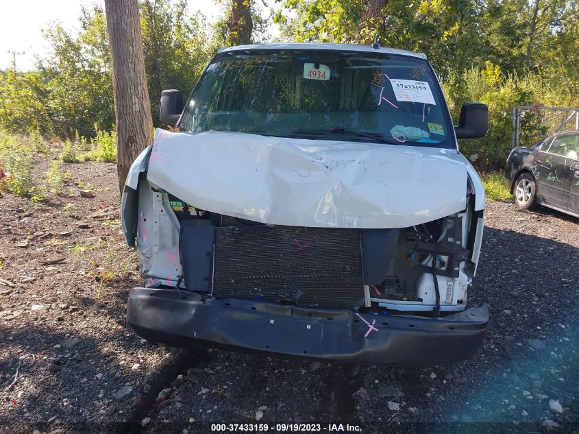 2019 CHEVROLET EXPRESS 2500 WORK VAN 1GCWGAFP7K1299693