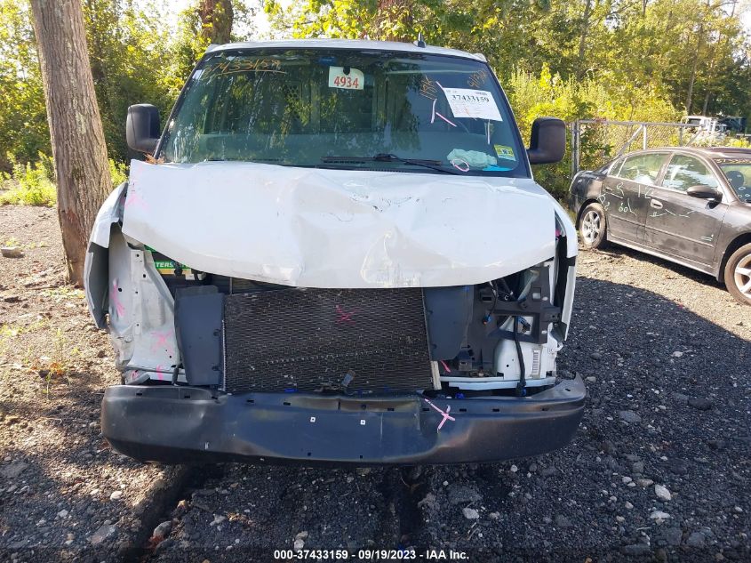 2019 CHEVROLET EXPRESS 2500 WORK VAN 1GCWGAFP7K1299693