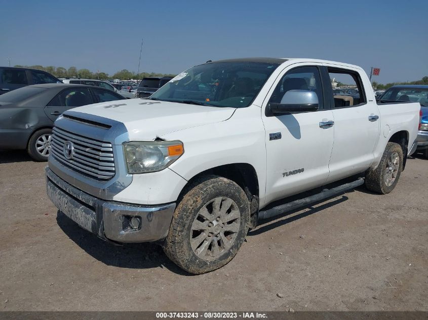 2014 TOYOTA TUNDRA 4WD TRUCK LTD 5TFHW5F1XEX376525