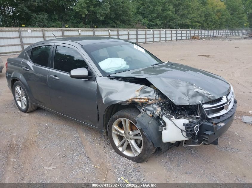 2013 DODGE AVENGER SXT - 1C3CDZCB5DN664228