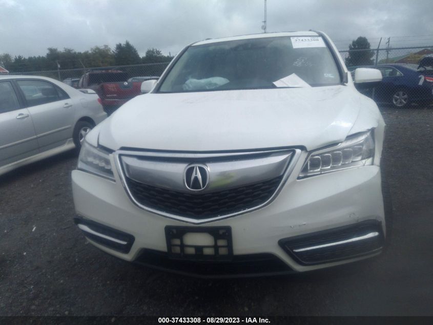 2014 ACURA MDX TECHNOLOGY - 5FRYD4H49EB046259